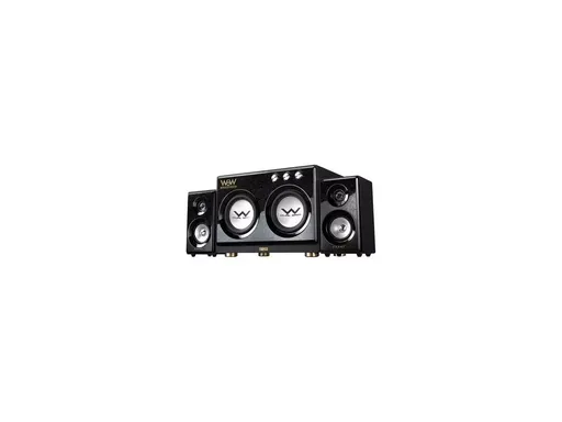Ozaki Wooden Subwoofer Power (90W RMS) Dual Bass 2.2 CH