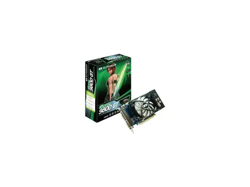 ECS NVIDIA GeForce 9800GT Green 512MB GDDR3 256-bit PCI-E 2.0 x16