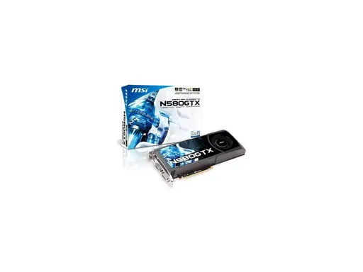 MSI NVIDIA GeForce GTX 580 1536MB GDDR5 384-bit PCI-E 2.0 x16