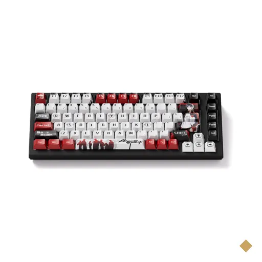 Teclado Mecânico Gamer Akko TAC75 King's Avatar Ye Xiu HE 8K RGB Magnetic…