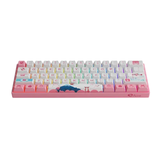 Teclado Mecânico Gamer Akko 3061S World Tour Tokyo OSA R2 60% Hot-Swap RGB…