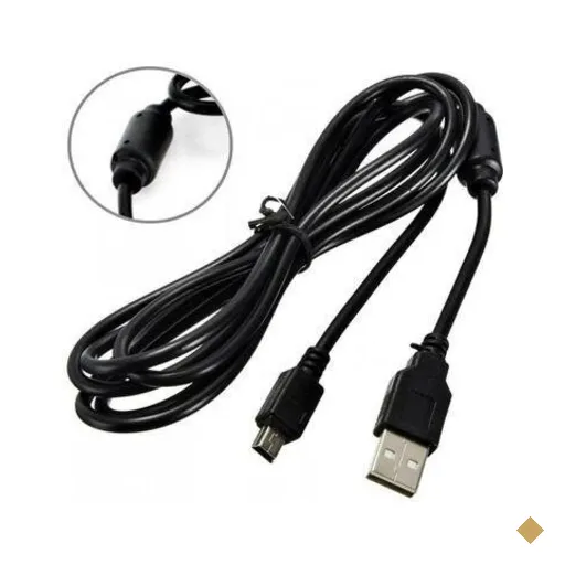 Cabo USB Carregador Lelong, Com Filtro, Para Controle de Playstation 3, 1.5M
