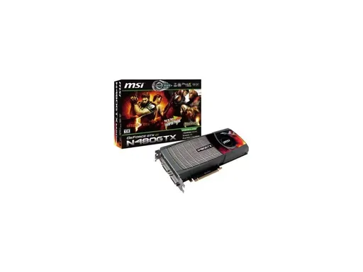 MSI NVIDIA GeForce GTX 480 1536MB GDDR5 384-bit PCI-E 2.0 x16 