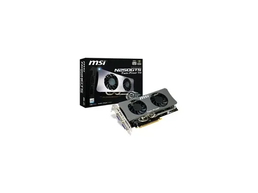 MSI NVIDIA GeForce GTS 250 Twin Frozr 1GB GDDR3 256-bit PCI-E 2.0 x16 
