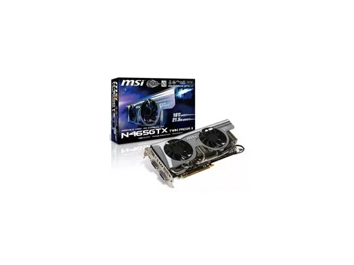 MSI NVIDIA GeForce GTX 465 Twin Frozr II 1GB GDDR5 256-bit PCI-E 2.0 x16