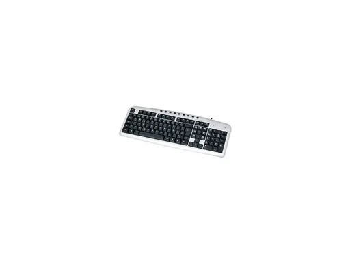 Coletek KB-2200 Multimídia PS/2 Preto/Prata