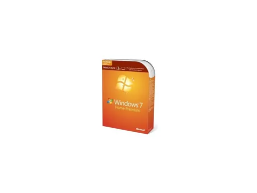 Microsoft Windows 7 Home Premium Family Pack (3 Licenças) 32/64-bits DVD…
