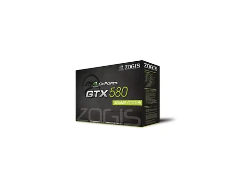 ZOGIS NVIDIA GeForce GTX 580 1536MB GDDR5 384-bit PCI-E 2.0 x16