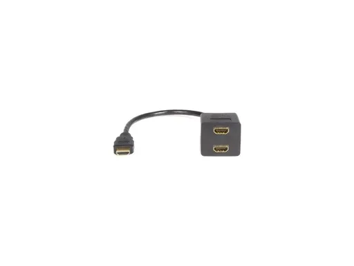 Cabo Conversor HDMI (M) x 2 HDMI (F) 30AWG Gold