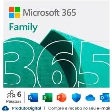 Microsoft 365 Family ESD 6 Usuários 6TB Nuvem