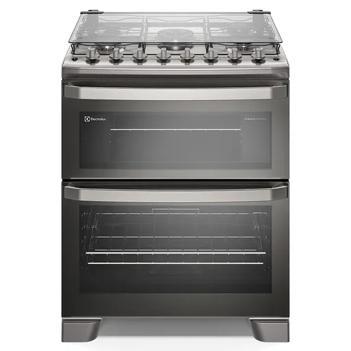 Fogão de Piso Electrolux de 05 Bocas Experience com PerfectCook360 Prata -…