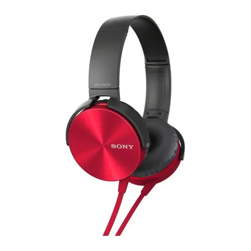 Headset Sony Stereo Extra Bass Vermelho