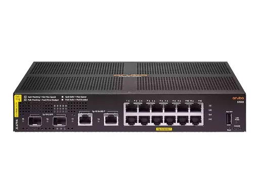 Switch Aruba Hewlett Packard Enterprise JL679A 6100 12G CL4 2SFP+ 139W
