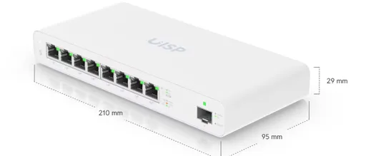 Switch Ubiquiti 8 portas POE Passivo 24v para Unifi UAP 24 Volts UISP-S…