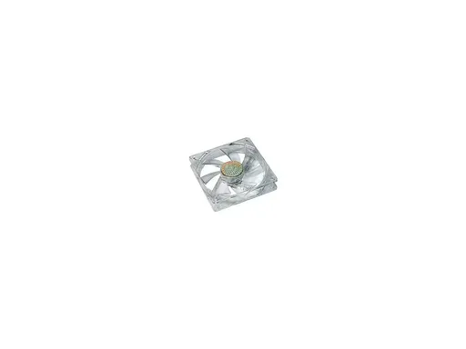 MaxPower Case Fan 80mm Transparente com LED Azul MP-FAN-80SB4