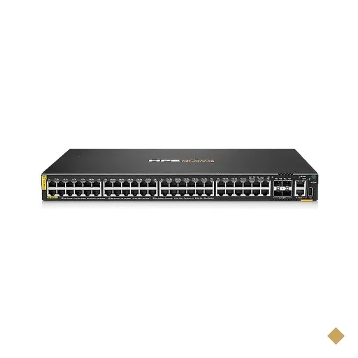 Switch 48 portas CX 6200F 48G Class‑4 PoE 4SFP+ 370W HPE Aruba