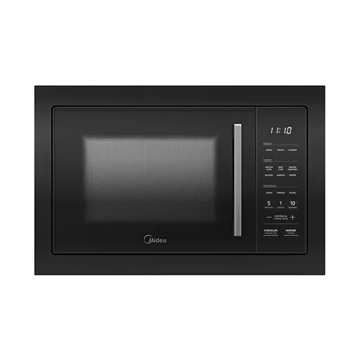Micro-ondas de Embutir Midea Touch com 35 Litros de Capacidade Preto - MGB35T