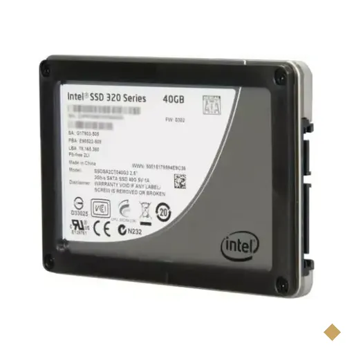Intel 40GB 320 Series SATA 3.0Gb/s 2.5″ (SSD) SSDSA2CT040G3K5
