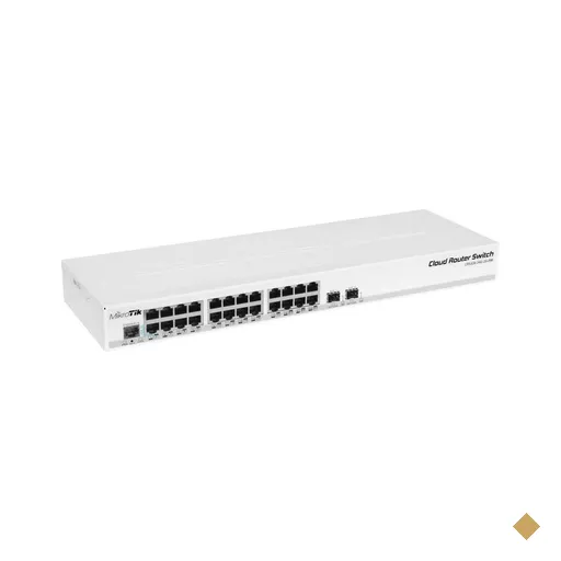Mikrotik Cloud Router Switch 24 Portas Gigabit Crs326-24g-2s+rm L5 2 SFP+ 10G