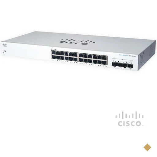 Switch Cisco Business CBS220-24T-4X-NA 24 portas giga + 4P 10G SFP+ Layer 2…