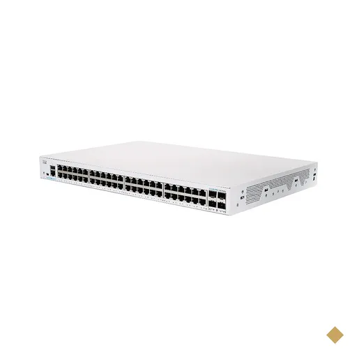 Switch inteligente Cisco Business 48 portas gigabit + 4 portas SFP CBS250-48T-4G