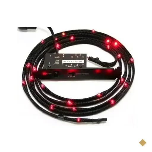 NZXT Sleeved Led Red Kit 2 Metros CB-LED20-RD