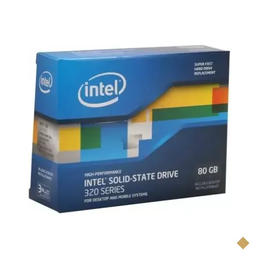 Intel 80GB 320 Series SATA 3.0Gb/s 2.5″ MLC (SSD) SSDSA2CW080G3K5