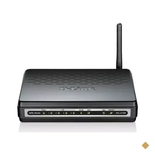 D-Link DSL-2730B ADSL2/2+ Modem com Wireless-N Router