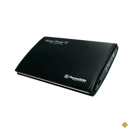 Thermaltake Case Silver River II Aluminum 2.5″ Black USB 2.0 