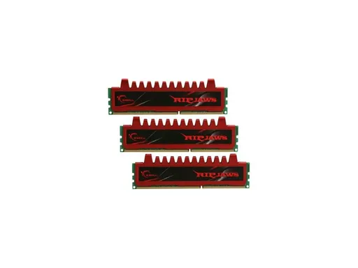 Memória G.SKILL Ripjaws Series 12GB Kit (3 x 4GB) DDR3 1600MHz PC3-12800