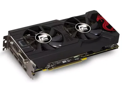 Placa de Vídeo PowerColor Radeon RX 570 Red Dragon OC 8GB GDDR5 256-bit PCI…