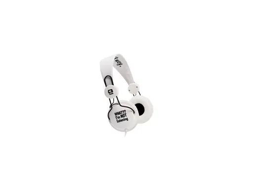 Headphone/Mic - C3Tech iStreet Series Blanc MI-2322RW