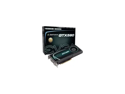eVGA NVIDIA GeForce GTX 580 1536MB GDDR5 384-bit PCI-E 2.0 x16