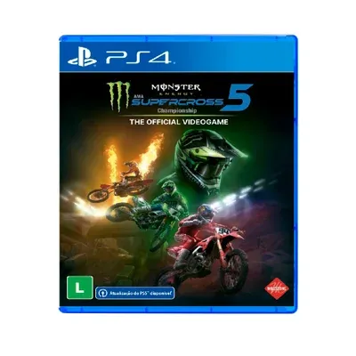Jogo Monster Energy Supercross, The Official Videogame 5 - PS4