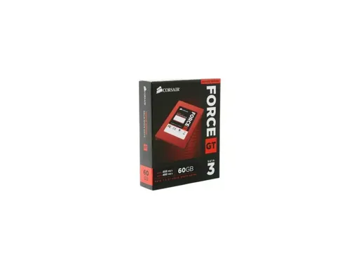 Corsair Force Series GT 60GB SATA 6.0Gb/s CSSD-F60GBGT-BK 2.5″ (SSD)