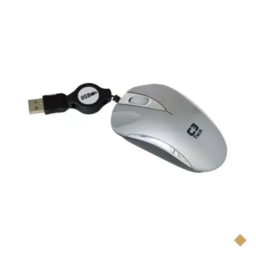 C3Tech Mini Óptico MS3207-2SSI Prata