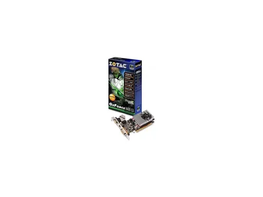 Zotac NVIDIA GeForce 8400GS 256MB (up to 512MB with TurboCache) GDDR2 64-bit…