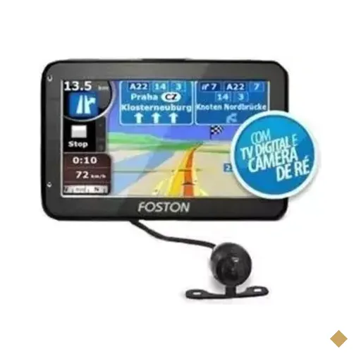 GPS Foston FS-483DCV Filmadora / 4.3″ TFT Touch Screen / TV Digital / Camera…