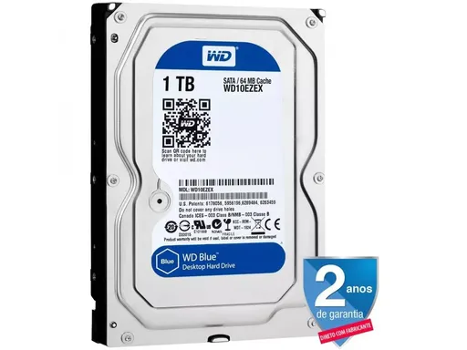 HD Western Digital 1TB Caviar Blue 7200RPM 64MB 3,5″ SATA 6.0Gb/s WD10EZEX