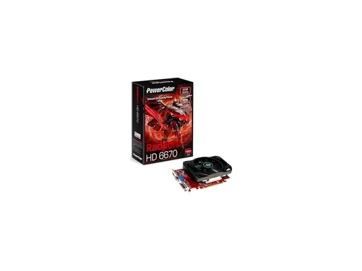 PowerColor Radeon HD 6670 2GB GDDR3 128-bit PCI-E 2.1 x16