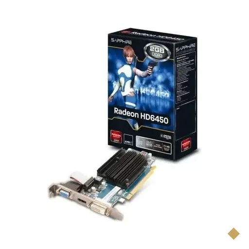 Sapphire AMD Radeon HD 6450 2GB DDR3 64-bit PCI-E 2.1 x16
