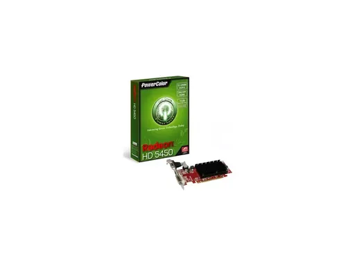 PowerColor Go! Green ATI Radeon HD 5450 512MB DDR2 HDMI 64-bit PCI-E 2.1 x16