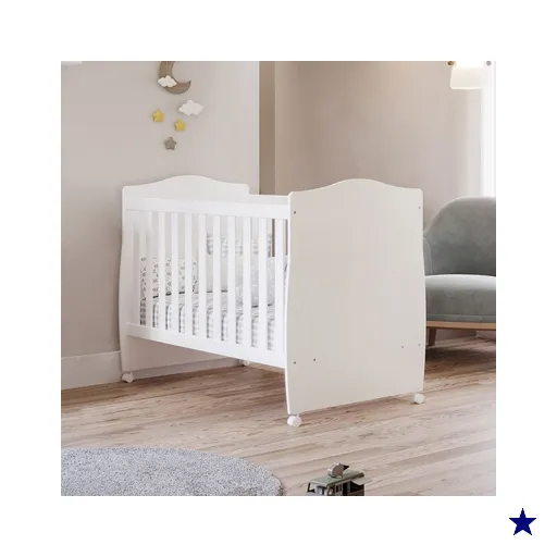Berço Mini Cama Conforto 100% Mdf Branco - Permóbili