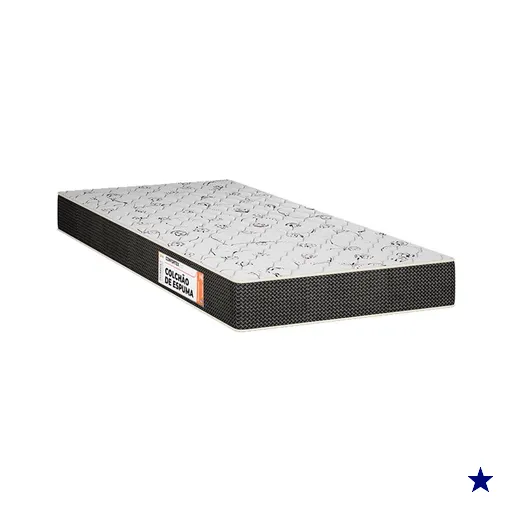 Colchão Solteiro Espuma D45 Confortex (78x188x16) - Plumatex