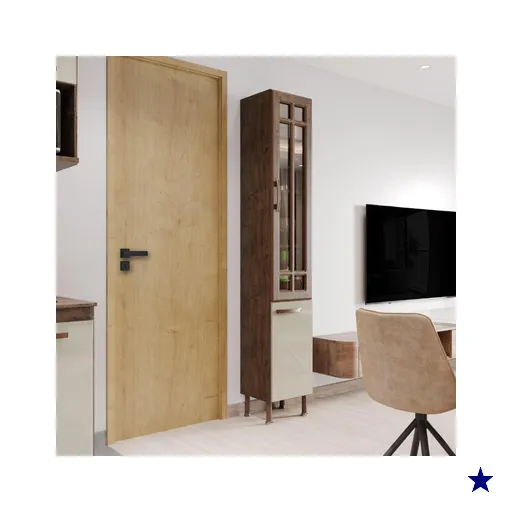 Paneleiro Simples Modulado Com Vidro Fidelitá Lisboa 35cm 2 Portas…