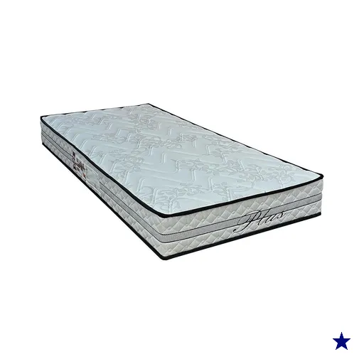 Colchão Solteiro Espuma D33 Pasquale Plus White (78x188x20) - Paropas
