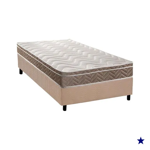 Cama Box Solteiro: Colchão Ortopédico Paropas D33 Anatômico Confort Ultra…