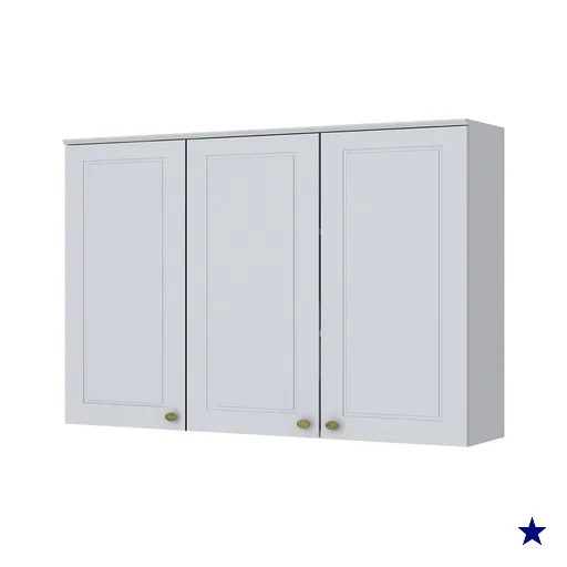 Armário de Cozinha Henn Americana 3 Portas 120cm C352-05