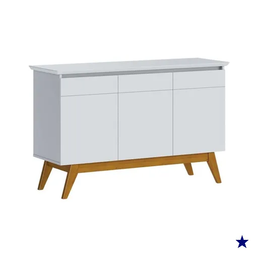 Buffet Classic 3 PT Branco