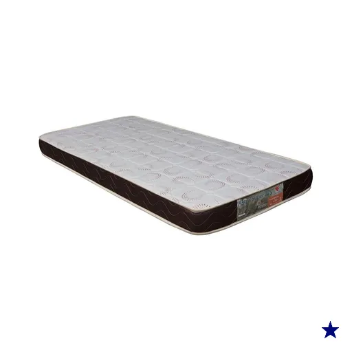 Colchão Solteiro Astra Super de Espuma D23 (14x88x188) Branco e Marrom